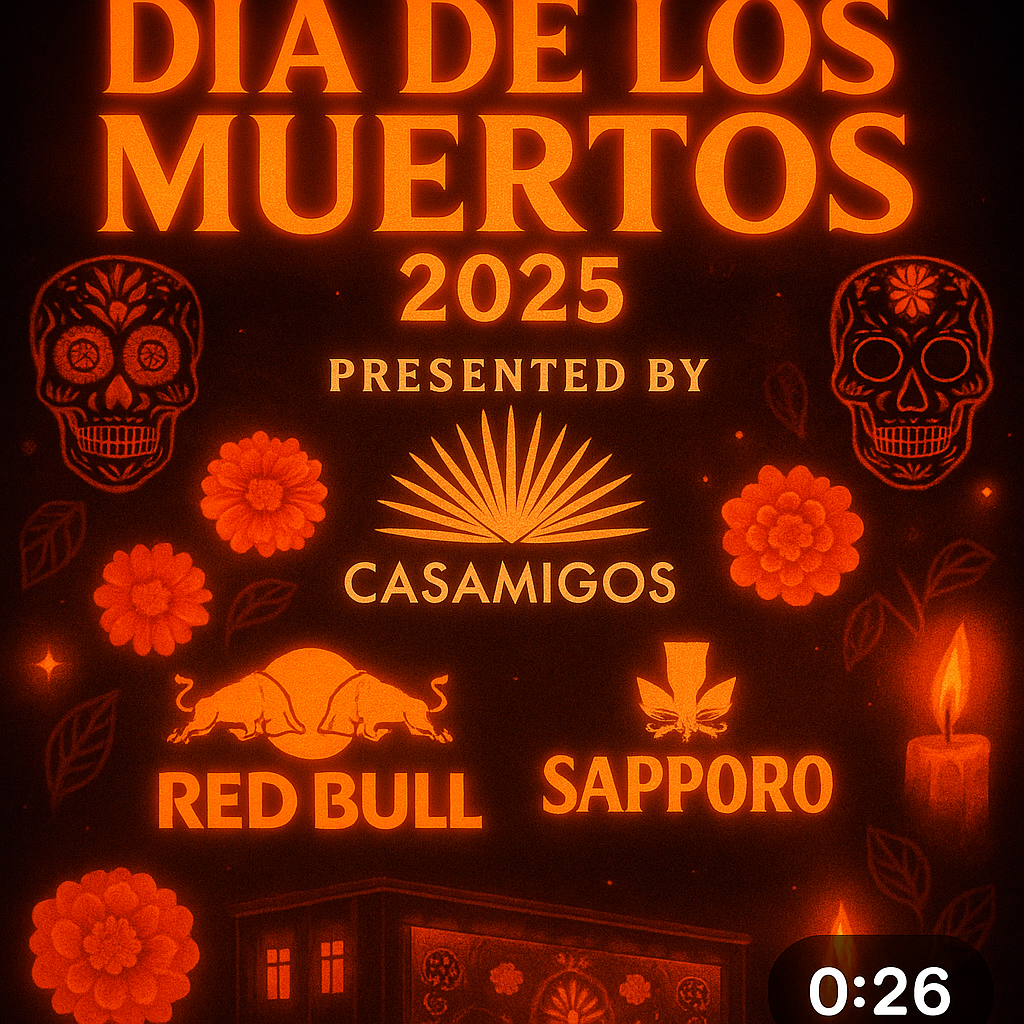Día de los Muertos flyer